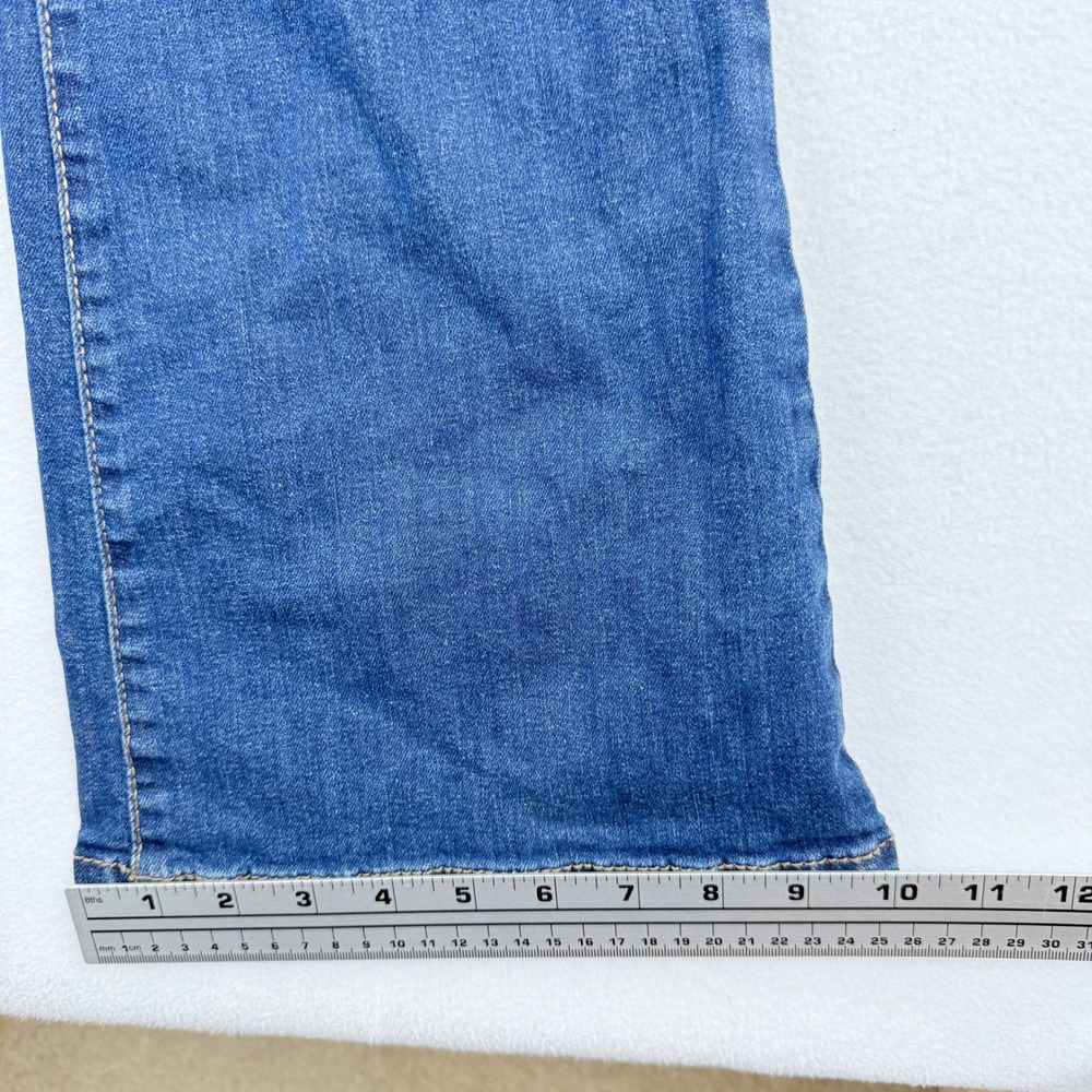 Nasty Gal Denim Jumpsuit Size 8 Long‎ Sleeve Button Up Collar Womens Blue Denim - Picture 5 of 11
